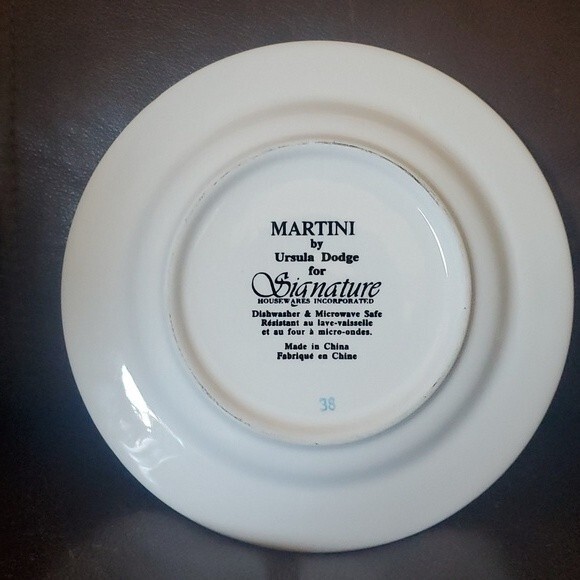 Ursula Dodge Porcelain appetizer plates set of 6 - Picture 8 of 16